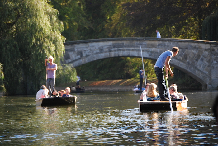 Punting on River Cam